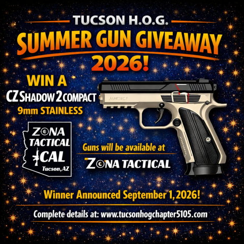 Tucson Raffle Summer Gun Giveaway Raffle at H-D Tucson | Tucson Chapter #5105 ...